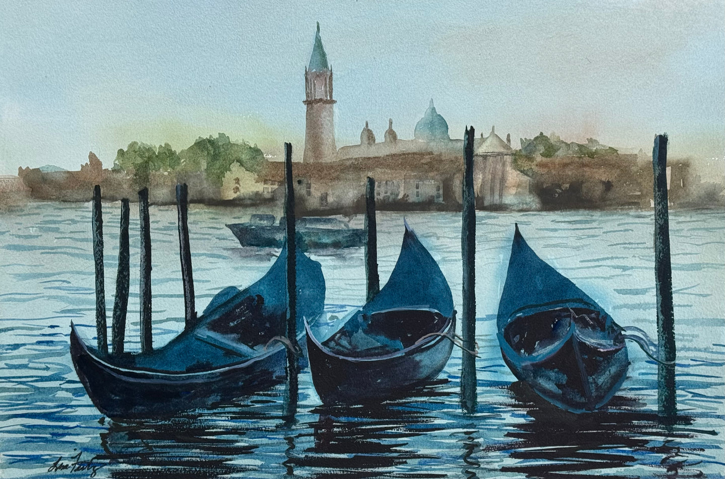 Gondolas, Venice, Italy