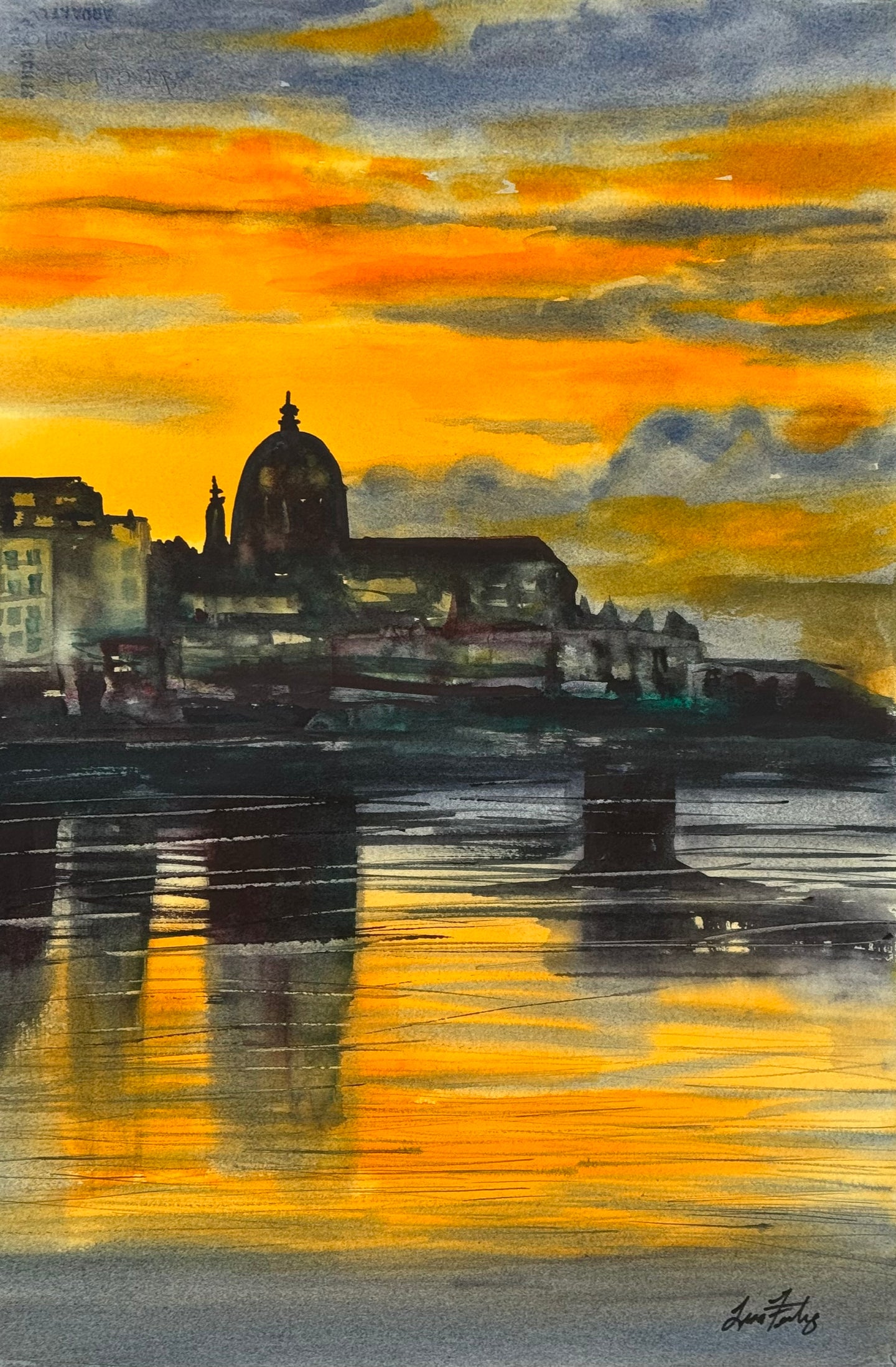 Sunset in Florence, Italy