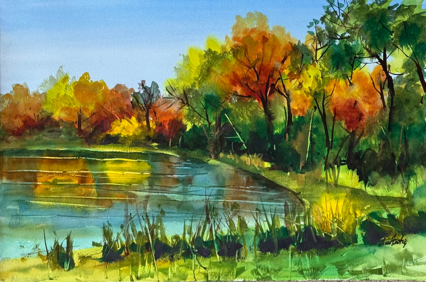 Fall Colors on the Lake