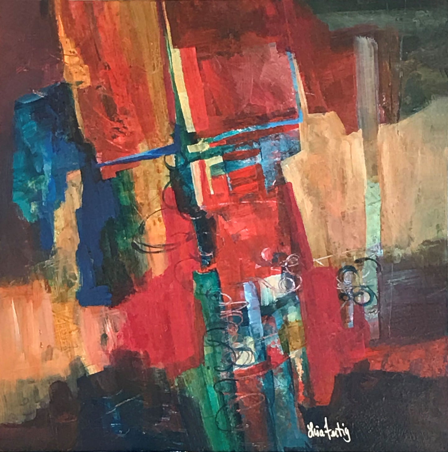 The Red Abstracted Trip