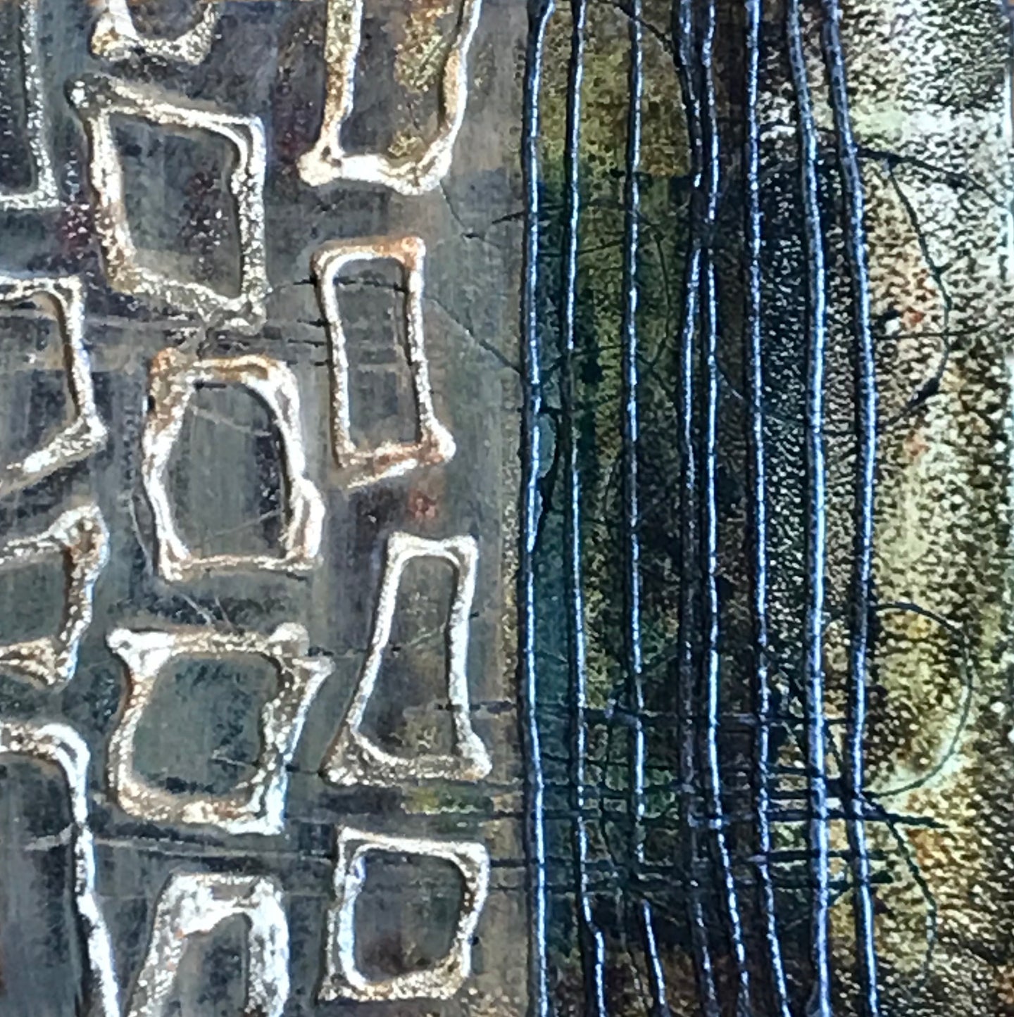 Stripes and Organic Shapes I