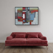 Load image into Gallery viewer, Red/Gray Contemporary Artwork II
